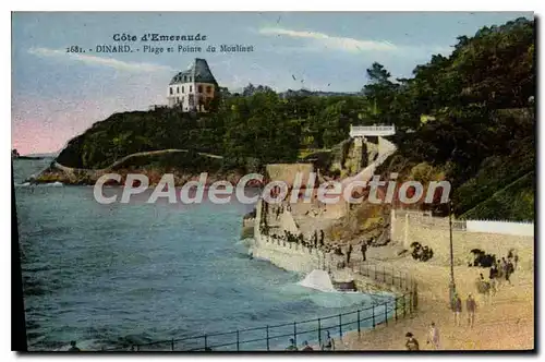 Cartes postales Dinard Plage Et Pointe Du Moulinet