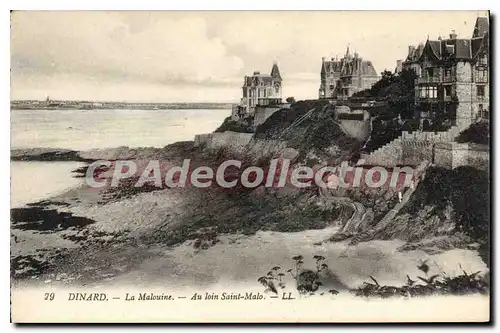 Cartes postales Dinard La Malouine Au Loin Saint Malo