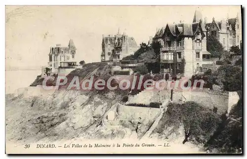 Cartes postales Dinard Les Villas De La Malouine La Pointe Du Grouin