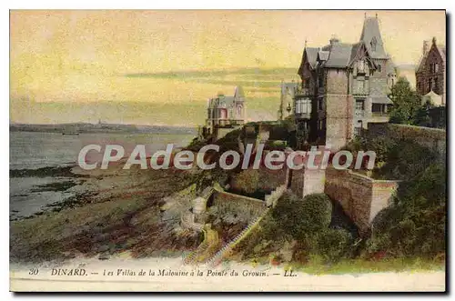 Cartes postales Dinard Les Villas De La Malouine A La Pointe Du Grouin