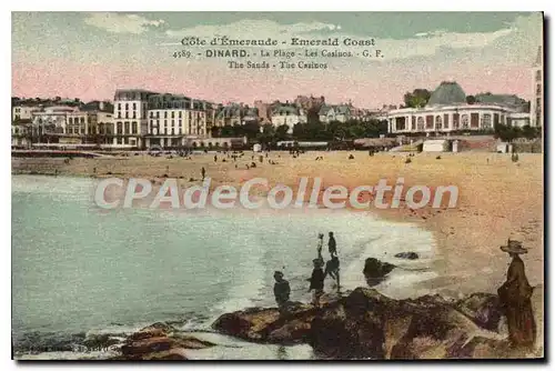 Cartes postales Dinard La Plage Les Casinos