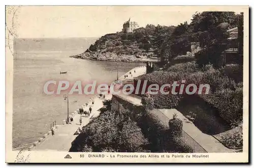 Ansichtskarte AK Dinard La Promenade Des Allies Et La Pointe Du Moulinet