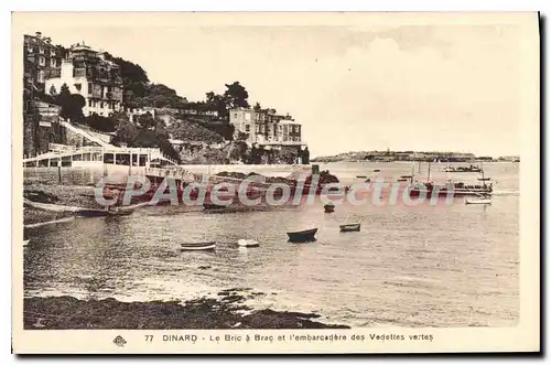 Cartes postales Dinard Le Bric A Brac Et I'Embarcadere Des Vedettes Vertes