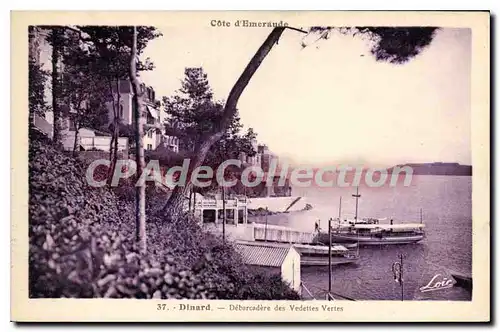 Cartes postales Dinard Debarcadere Des Vedettes Vertes