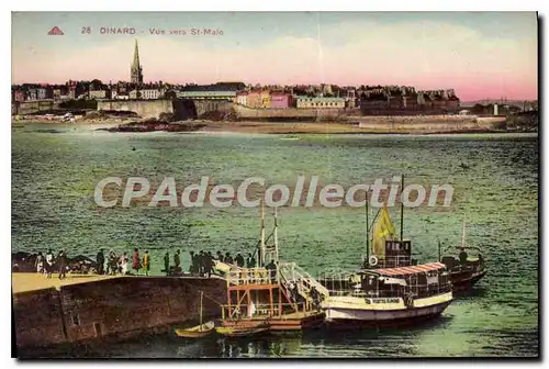 Cartes postales Dinard Vue Vers St Malo