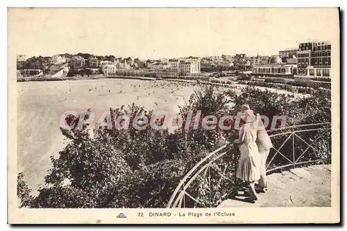 Cartes postales Dinard La Plage De I'Ecluse