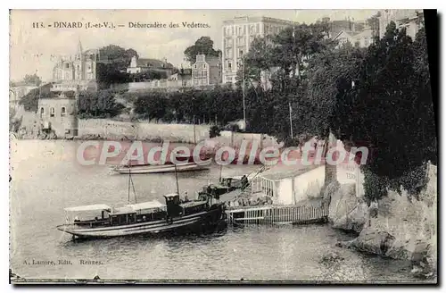 Cartes postales Dinard Debarcadere Des Vedettes