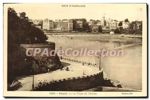 Cartes postales Dinard La Plage De I'Ecluse