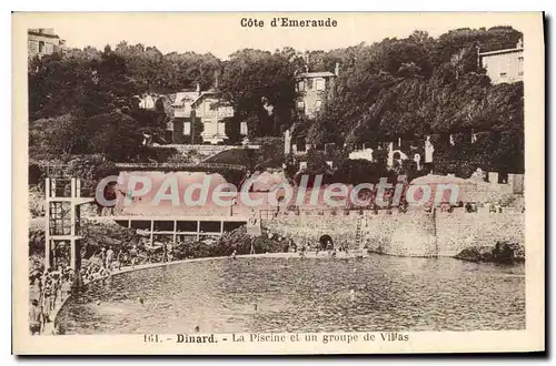 Cartes postales Dinard La Piscine Et Un Groupe De Villas