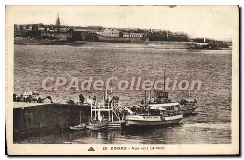 Cartes postales Dinard Vue Vers St Malo