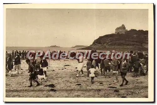 Cartes postales Dinard La Plage Vers La Pointe Du Moulinet