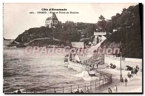 Cartes postales Dinard Plage Et Pointe Du Moulinet