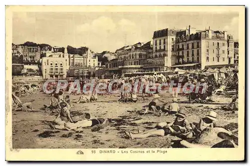 Cartes postales Dinard Les Casinos Et La Plage
