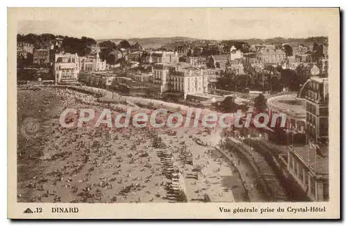 Ansichtskarte AK Dinard Vue Generale Prise Du Crystal Hotel