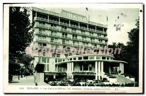 Cartes postales Dinard Le Gallic Hotel Marcel Oudin Architecte