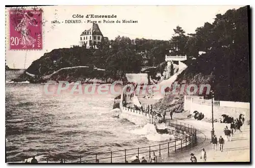 Cartes postales Dinard Plage Et Pointe Du Moulinet