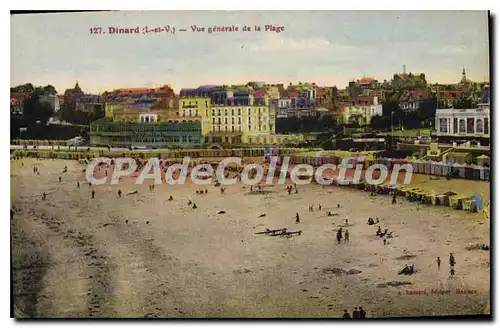 Ansichtskarte AK Dinard Vue Generale De La Plage