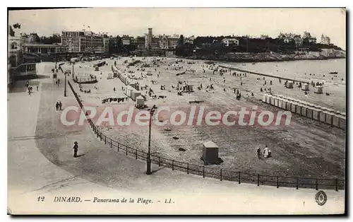 Cartes postales Dinard Panorama De La Plage