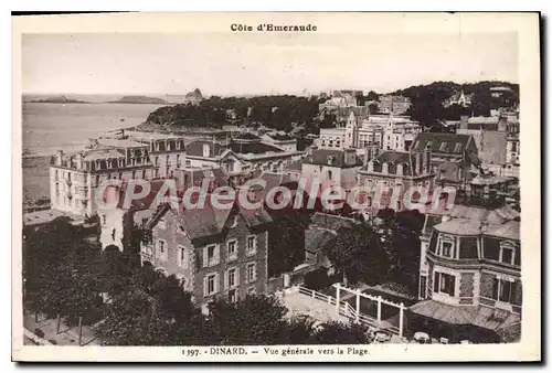 Ansichtskarte AK Dinard Vue Generale Vers La Plage