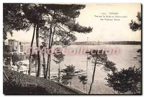 Ansichtskarte AK Dinard Vue Sur La Rade Au Debarcadere des vedettes vertes