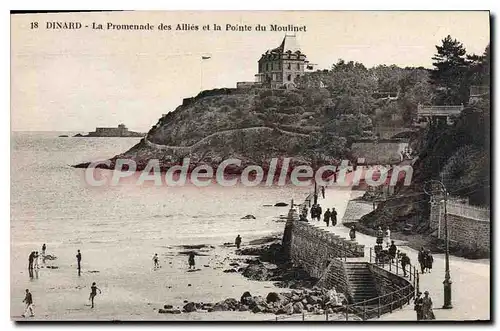 Ansichtskarte AK Dinard La Promenade Des Allies Et La Pointe Du Moulinet