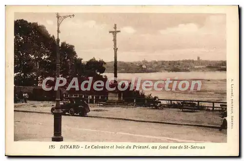 Ansichtskarte AK Dinard Le Calvaire Et Baie Du Prieure Au Fond Vue De St Servan