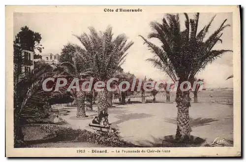 Cartes postales Dinard La Promenade Du Clair De Lune