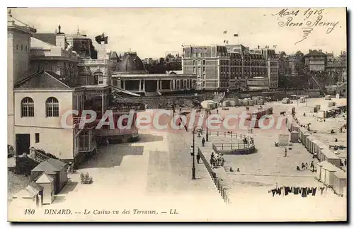 Ansichtskarte AK Dinard Le Casino Vu Des Terrasses