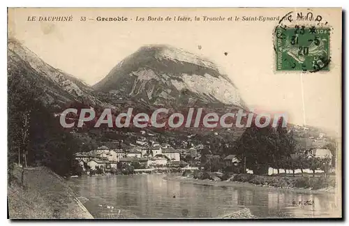 Cartes postales Grenoble Les Bords De I'Isere La Tronche Et Le Saint Eynard