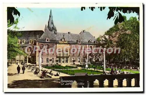 Cartes postales Grenoble Le Jardin De Ville