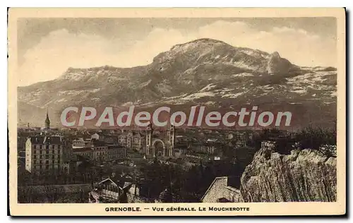 Cartes postales Grenoble Vue Generale Le Moucherotte