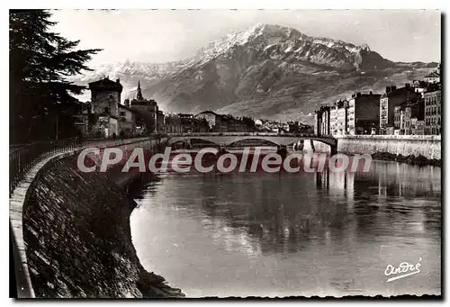 Ansichtskarte AK Grenoble Les Quais De I'Isere Et Le Moucherotte