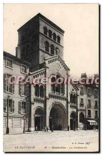 Cartes postales Grenoble La Cathedrale