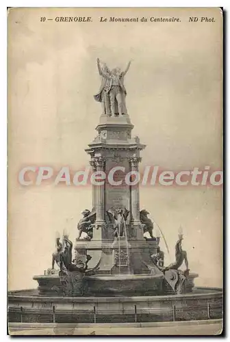 Cartes postales Grenoble Le Monument Du Centenaire