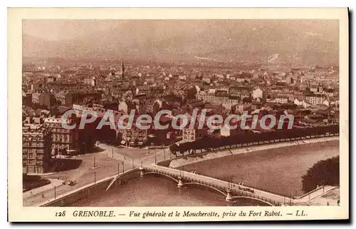 Ansichtskarte AK Grenoble Vue Generale Et Le Moucherotte Prise Du Fort Rabot