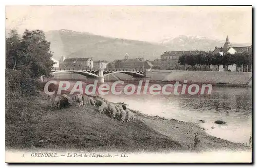 Cartes postales Grenoble Le Pont De I'Esplanade