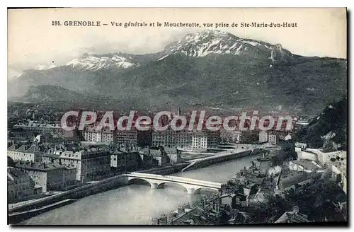 Ansichtskarte AK Grenoble Vue Generale Et Le Moucherotte Vue Prise De Ste Marie D'En Haut