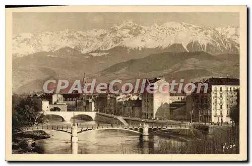 Cartes postales Grenoble Et La Chaine Des Alpes