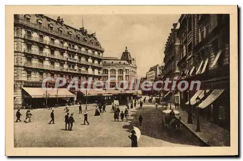 Cartes postales Grenoble Rue Felix Poulat Et Le Grand Hotel Moderne