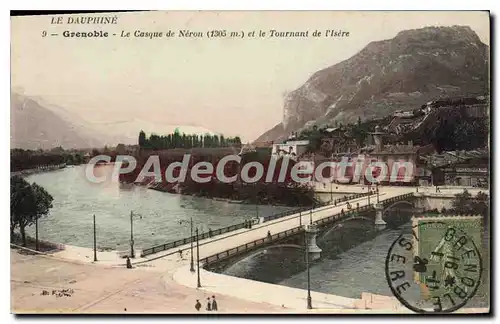 Cartes postales Grenoble Le casque De Neron et le tournant de l'isere