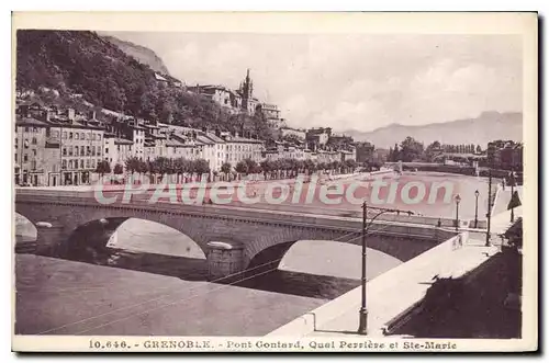 Cartes postales Grenoble Pont Gontard Quai Perriere Et Ste Marie