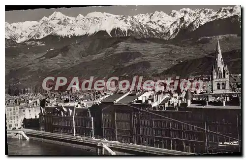 Cartes postales Grenoble Clocher Saint Andre Palais De justice Chaine De Belledonne