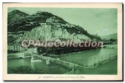 Cartes postales Grenoble Les Forts Et Les Ponts Sur I'Isere