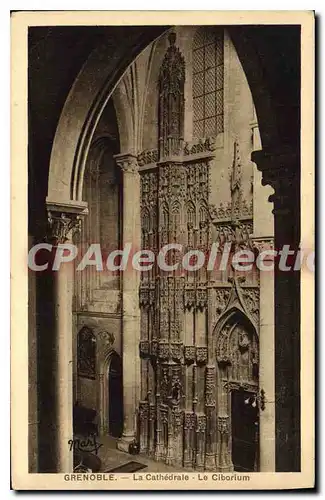 Ansichtskarte AK Grenoble La Cathedrale Le Ciborium