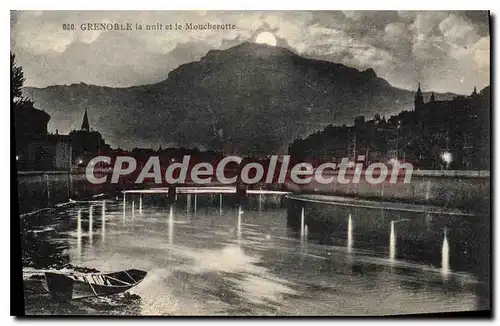 Cartes postales Grenoble La Nuit Et Le Moucherotte