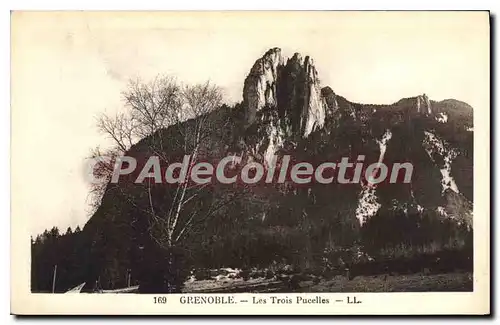 Ansichtskarte AK Grenoble Les Trois Pucelles