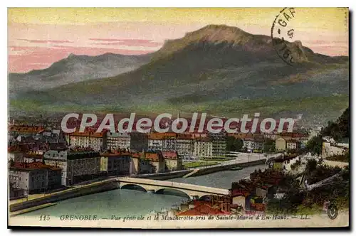 Cartes postales Grenoble Vue Generale Et Le Moucherotte