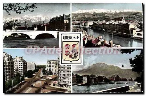 Ansichtskarte AK Grenoble Pont Marius Gontard Vue Generale Et nouveaux boulevards