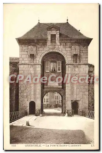 Cartes postales Grenoble La Porte Saint Laurent