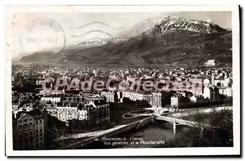 Cartes postales Grenoble Vue Generale Et Le Moucherotte